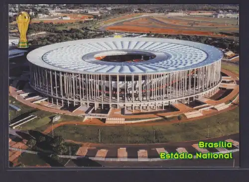 Ansichtskarte Fußballstadion Brasilia Brasilien Estadio National