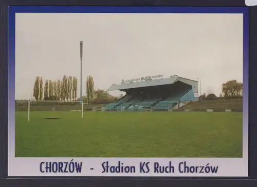Ansichtskaarte Fußballstadion Chorzow Polen Stadion KS Ruch Chorzow