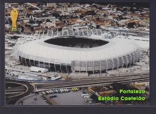 Ansichtskarte Fußballstadion Fortaleza Brasilien Estadio Castelao