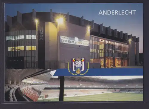 Ansichtskarte Fußballstadion Anderlecht Belgien Constant Vanden Stock Stadion