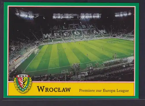 Ansichtskarte Fußballstadion Wroclaw Polen Nowy Stadion