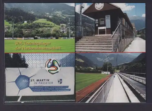 Ansichtskarte Fußballstadion St. Martin Italien Südtirol