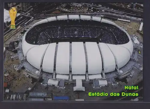 Ansichtskarte Fußballstadion Natal Brasilien Estadio das Dunas