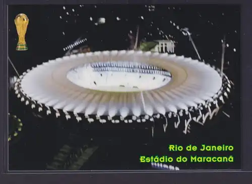Ansichtskarte Fußballstadion Rio de Janeiro Brasilien Estadio do Maracana