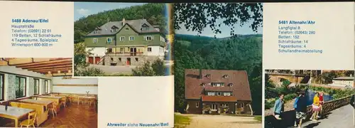 Broschüre Heft DJH Jugendherbergen i.Rheinland Pfalz mit Bildern u Informationen