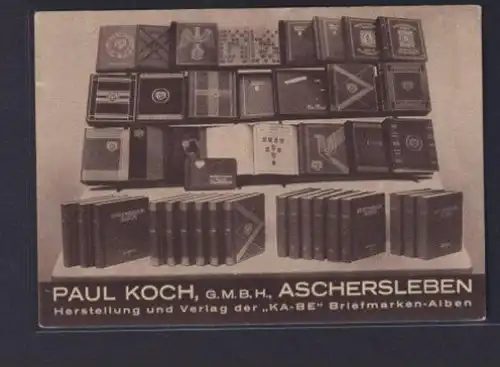 Ansichtskarte Aschersleben Sachsen Anhalt Paul Koch Herstellung und Verlag für