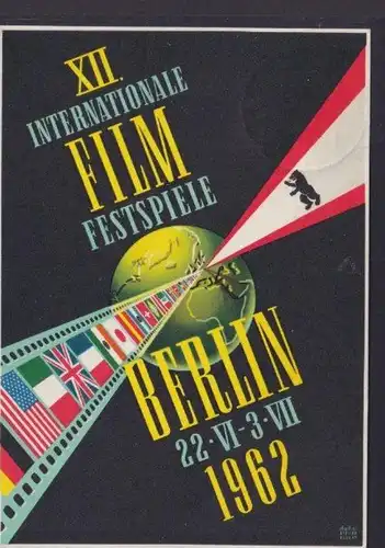 Ansichtskarte Berlin Internationale Filmfestspiele attraktive Anlasskarte mit