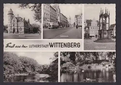 Ansichtskarte Wittenberg Lutherstadt Sachsen Anhalt Luther Denkmal Versch.