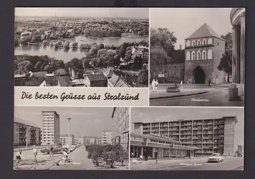 Ansichtskarte Stralsund Mecklenburg Vorpommern Versch. Ansichten n. Berlin