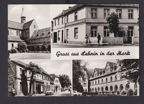 Ansichtskarte Lehnin Mark Brandenburg Gastronomie Klosterhof n. Blankenfeld