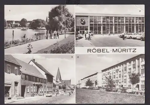 Ansichtskarte Röbel Müritz Mecklenburg Vorpommern Versch. Ortsansichten n.