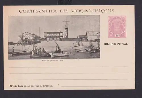 Mosambik Mozambique Afrika Portugal Kolonien selt. Bild Ganzsache Companhia de