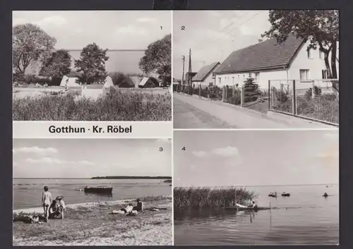 Ansichtskarte Gotthun Kr. Röbel Mecklenburg Vorpommern Urlaub Erholung See