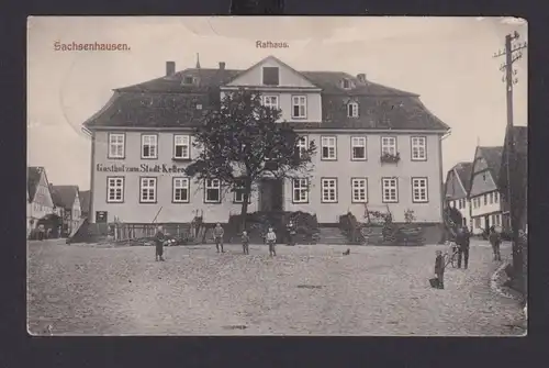 Ansichtskarte Sachsenhausen Waldeck Hessen Gastronomie Fremdenverkehr Gasthof