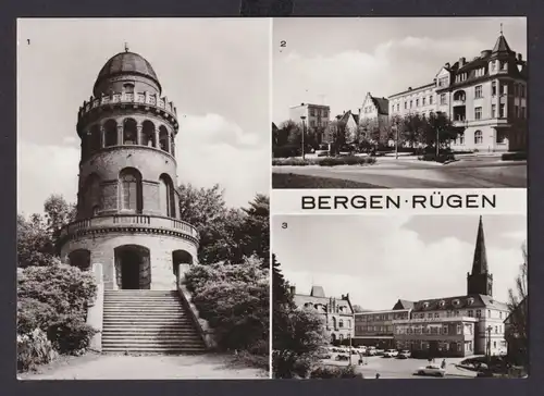 Ansichtskarte Bergen Rügen Mecklenburg Vorpommern Ernst Moritz Arndt Turm Karl