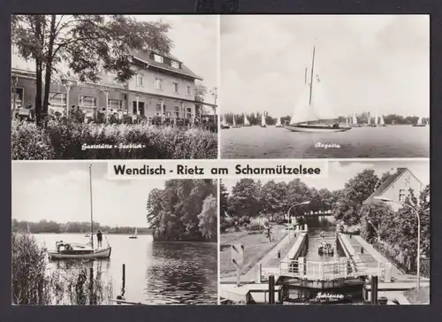 Ansichtskarte Wendisch Rietz Brandenburg Scharmützelsee Gaststätte Seeblick