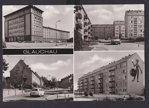 Ansichtskarte Glauchau Sachsen Ingenieurschule Anlagenbau Bildung Albert