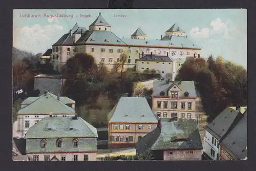 Ansichtskarte Augustusburg Sachsen Erzgebirge 22.07.1908 Verlag G. Friedrich