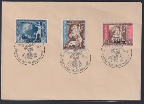 Ostmark Österreich Deutsches Reich Brief 823-825 Wien Postkongress Europa