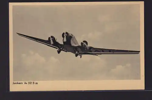 Militaria Flugpost Flugzeug Junkers Ju 52 Weltkrieg Tante Ju Deutsches Reich