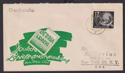 DDR Brief Philatelie EF 271 aus Block 7 Debria Briefmarken Austellung