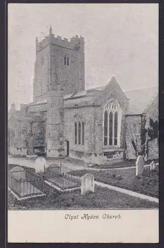 Ansichtskarte Clyst Hydon Church Devon Großbritannien England Friedhof