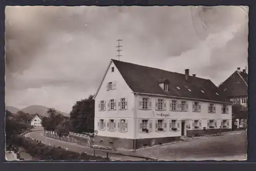 Ansichtskarte Michelbach Murgtal Schwarzwald Gasthaus Pension Zum Engel Baden
