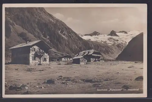 Ansichtskarte Pinzgau Habachtal Gasthaus Alpenrose Bes. Franz Fürschnaller