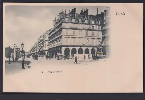 Ansichtskarte Künstlerkarte Paris Rue De Rivoli