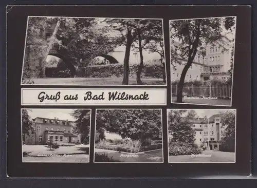 Ansichtskarte Bad WilsnackPuschkin Kurhaus Clara Zetkin Heim Goethehaus