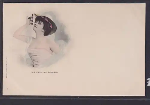 Ansichtskarte Jugendstil Art Nouveau Dame Frau Schönheit Edition Du Panorama De