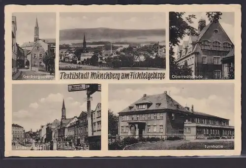Ansichtskarte Münchberg Textilstadt Ansichten Bayern nach Freistatt Sulingen