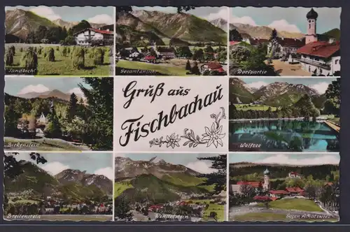 Ansichtskarte Fischbachau Birkenstein Wolfsee Wendelstein Ortsansicht Bayern