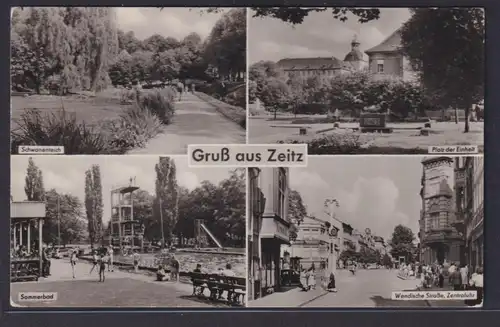 Ansichtskarte Zeitz Sachsen Anhalt Ansichten Verlag Bild u. Heimat Reichenbach