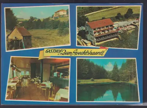 Ansichtskarte Rothenbuch Gasthof Zum Spechtshaardt Bes. Aulenbach Spessart