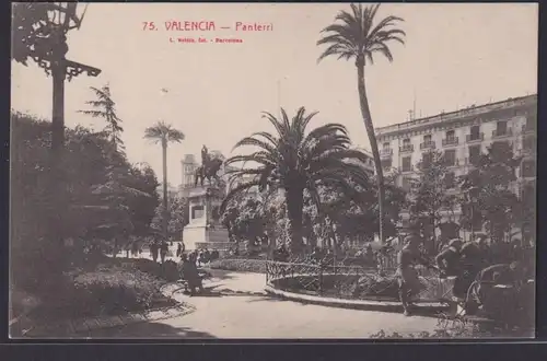 Ansichtskarte Valencia Panterri Park Palmen Denkmal