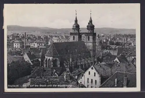 Ansichtskarte Bayreuth Stadtansicht Kirche Bayern