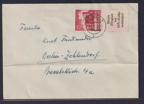 Briefmarken Deutsches Reich Zusammendruck WHW Werde Mitglied der NS Volkswohl -