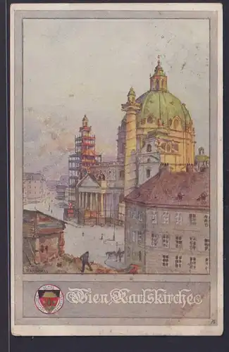 Ansichtskarte Österreich Deutsche Böhmen Künstler Vignette Deutscher Schulverein