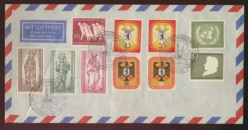 Sudetenland Bund dekorativer Brief SST Nürnberg Sudetendeutscher Tag Pfingsten