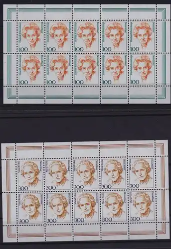 Bund Zehnerbogen Kleinbogen Frauen 1955-1956 Luxus postfrisch Kat.-Wert 45,00