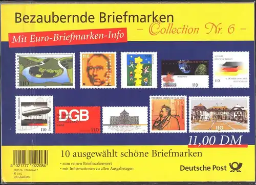Bund Bezaubernde Briefmarken Collection Nr. 6 Originalverpackt + postfrisch 2000