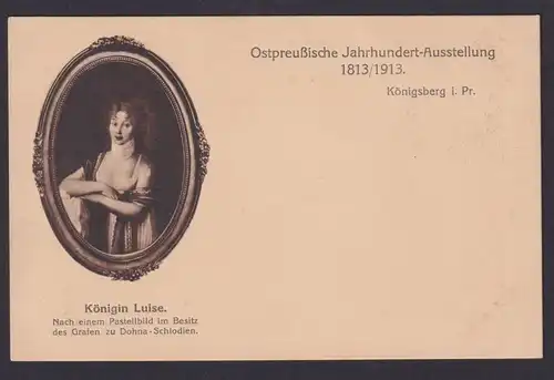 Königsberg Ansichtskarte Ostpreußische Jahrhundert Ausstellung 1813 -1913