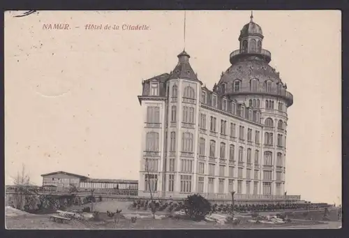 Namur Belgien Ansichtskarte Feldpost Hotel de la Citadelle Aachen