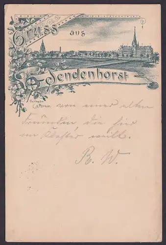 Sendenhorst Vorläufer Ansichtskarte bei Beckum Warendorf Münsterland n Münster