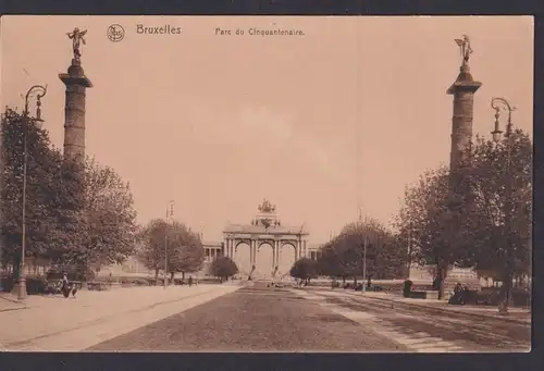 Bruxelles Ansichtskarte Feldpost Belgien Triumpbogen Hamburg I. Weltkrieg I. WK.