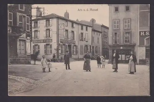 Ars Ars-sur-Moselle Mosel Ansichtskarte Feldpost Gastronomie Restauration Zur