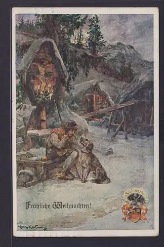 Ansichtskarte Verein Südmark Böhmen Österreich Deutschland Weihnachtsgruß ab