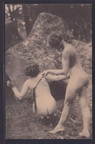 Ansichtskarte Erotik Akt Frauen Schönheiten Nude Darstellung um 1910