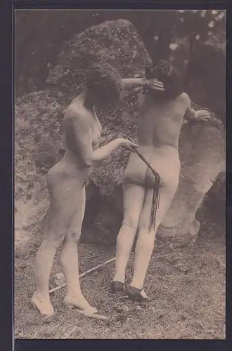 Ansichtskarte Erotik Akt Frauen Schönheiten Nude Darstellung um 1910